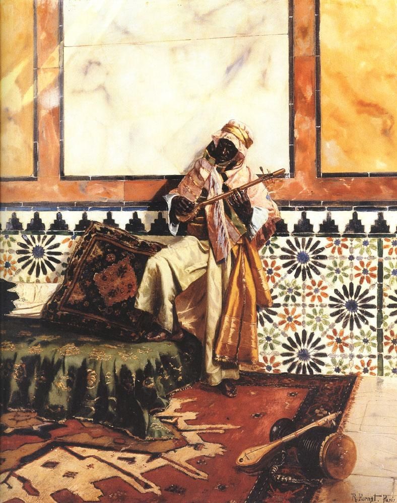Rudolf Ernst Gnaoua in a North African Interior